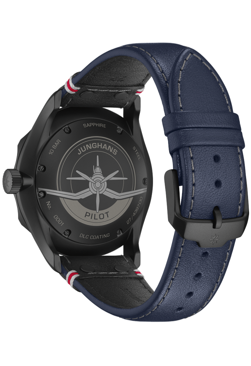 Junghans Pilot Automatic Navy Blue Lagerräumung