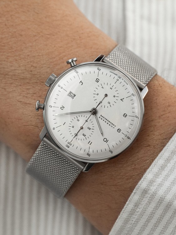 Junghans max bill Chronoscope Räumungsverkauf