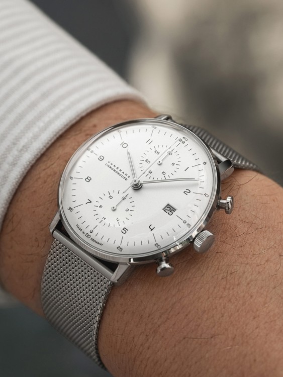 Junghans max bill Chronoscope Räumungsverkauf
