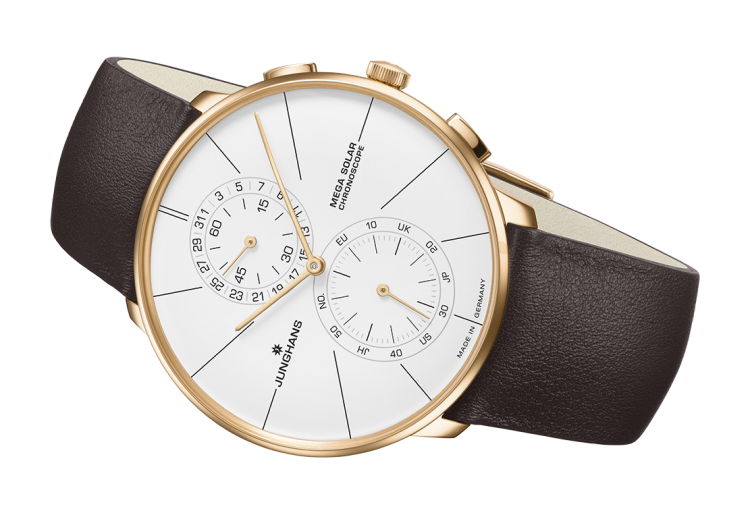 Junghans Meister fein Chronoscope MEGA Solar Speichern exportieren
