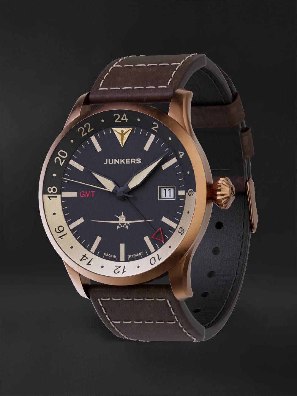 Junkers Flieger GMT Automatik Riesige Ersparnisse