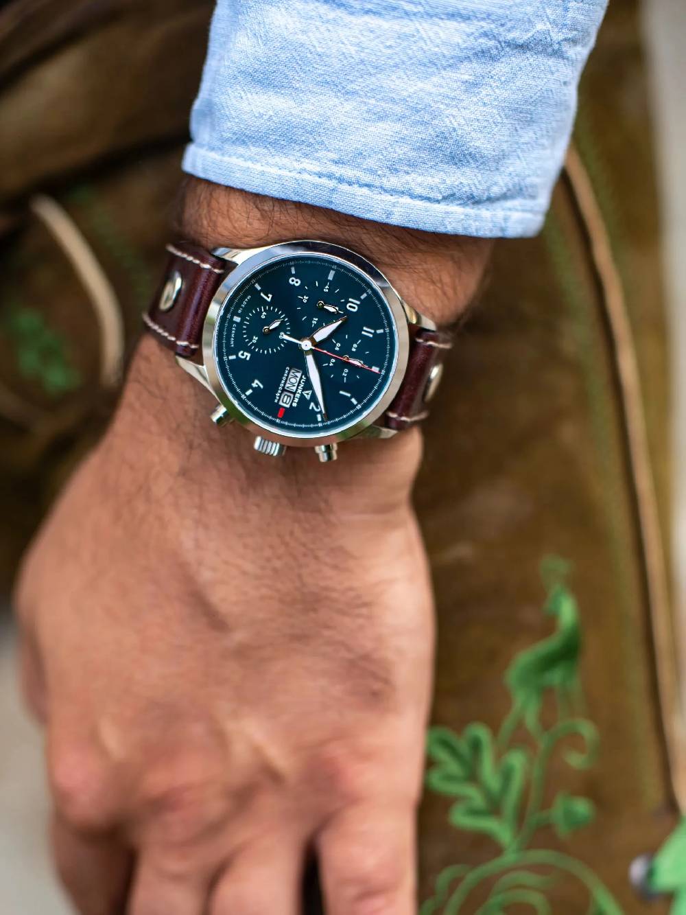 Junkers Cockpit Chronograph Sonderangebot der Fabrik