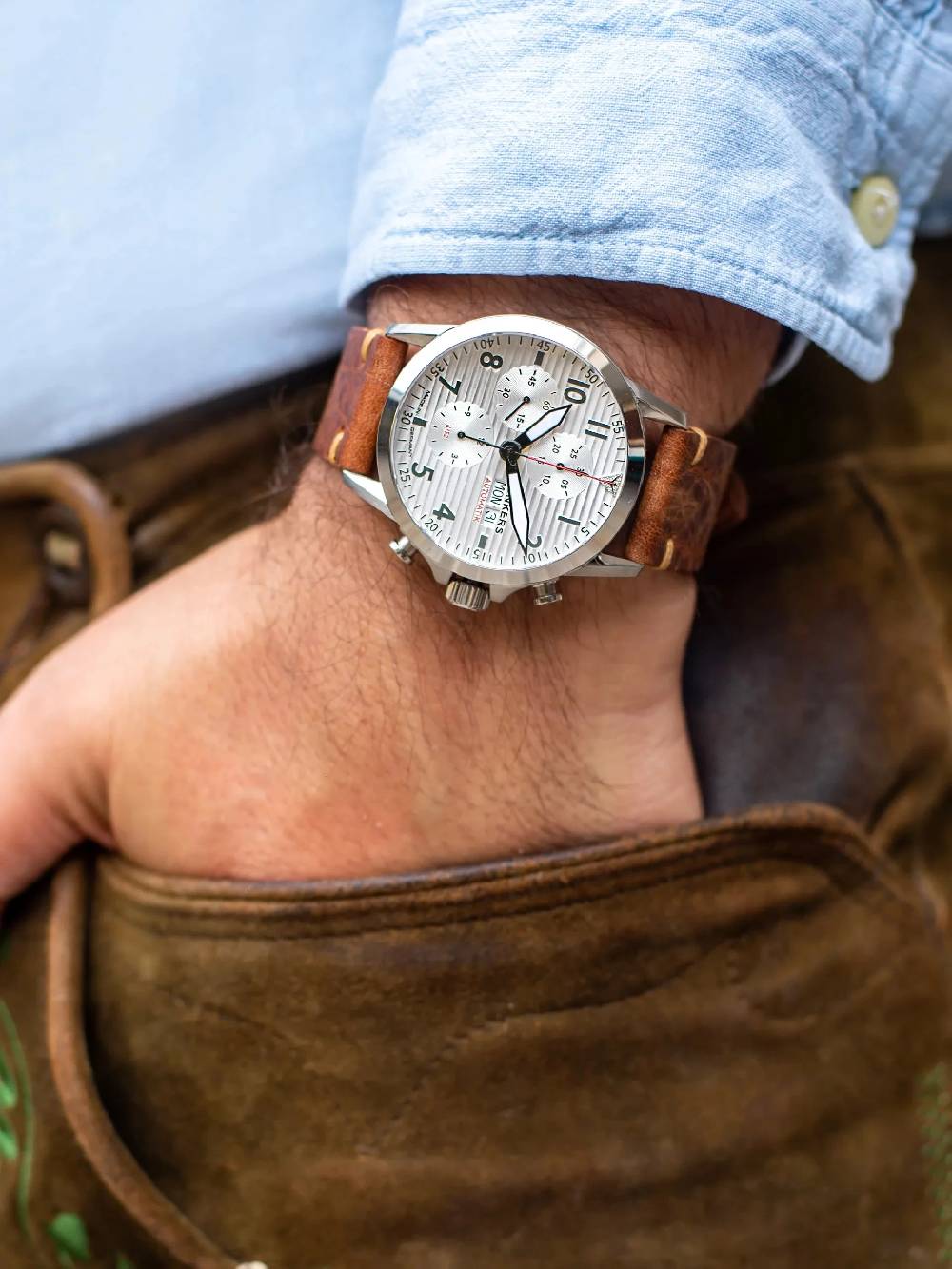 Junkers JU 52 Aviator Chronograph Kostenloser Versand