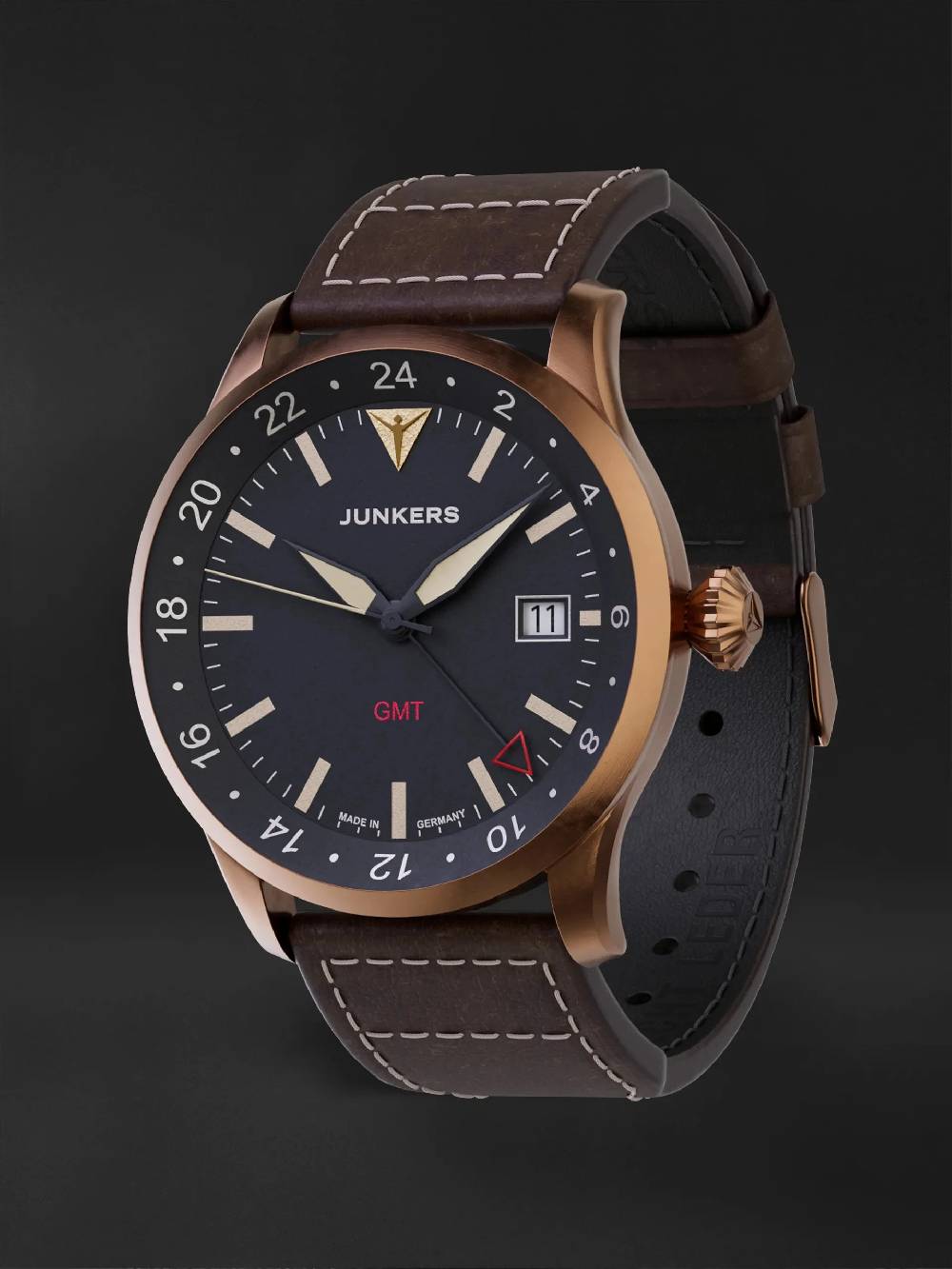 Junkers Flieger GMT Automatik Begrenztes Angebot