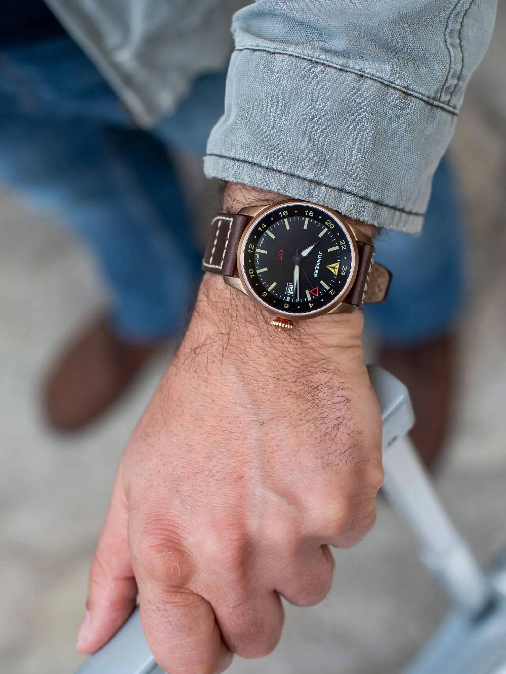Junkers Flieger GMT Automatik Begrenztes Angebot