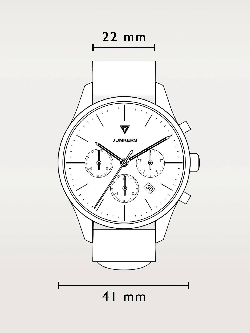 Junkers Dessau Chronograph Heißer Verkauf