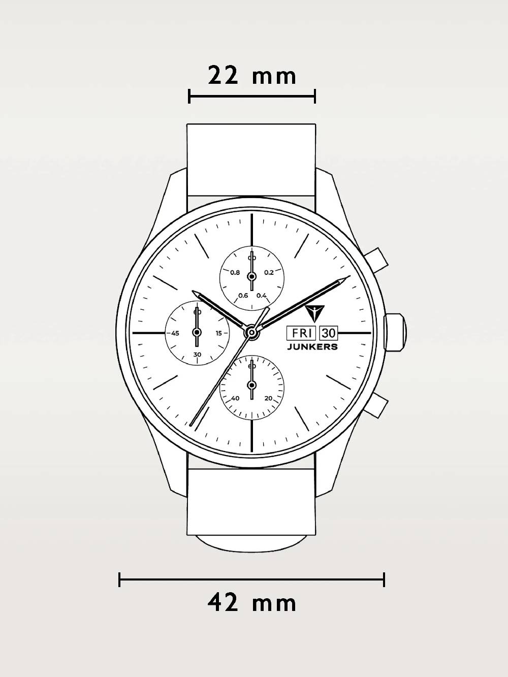 Junkers Cockpit Chronograph Kostenloser Versand