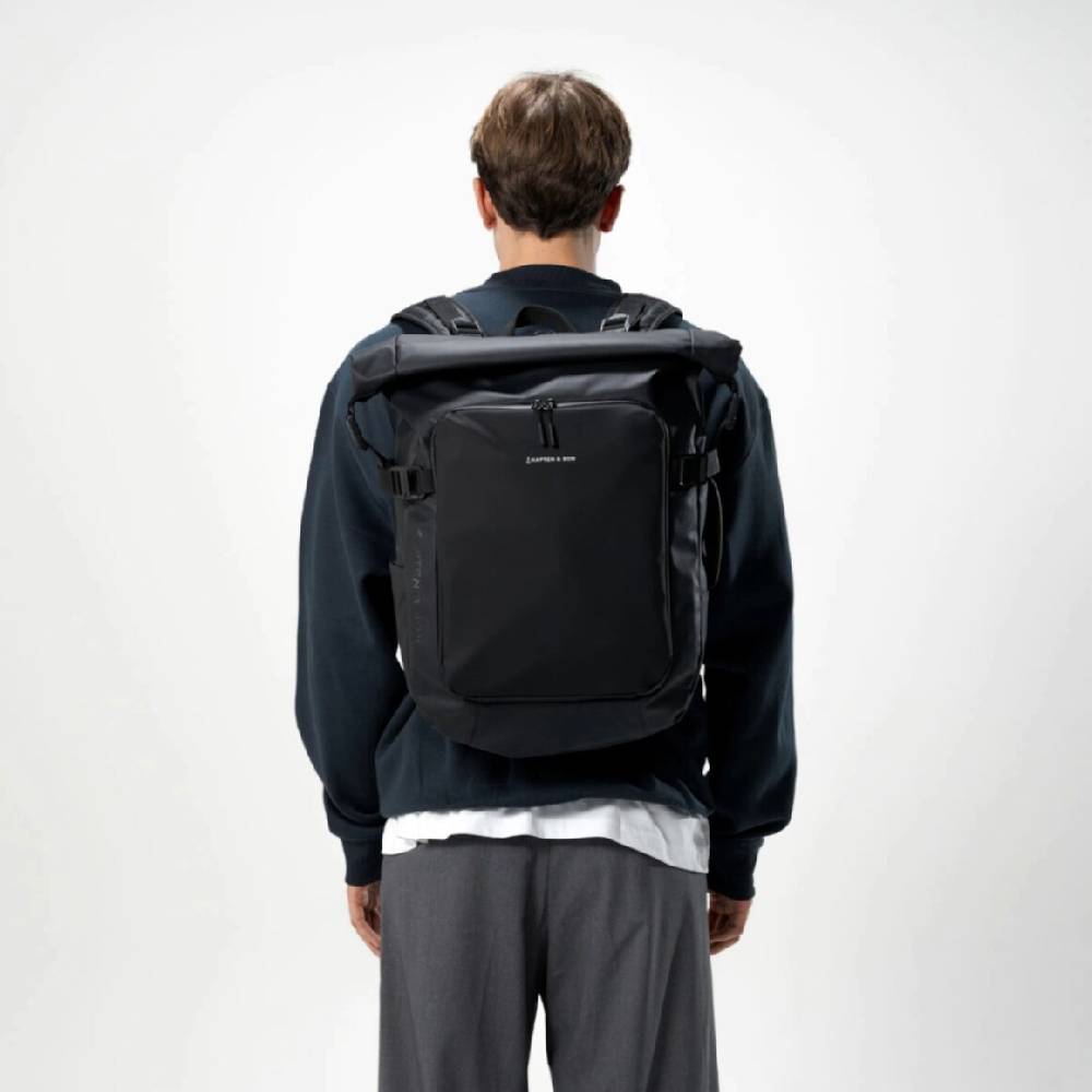 ﻿Kpten & Son Everyday Set Lisbon Duffle All Black Black Friday