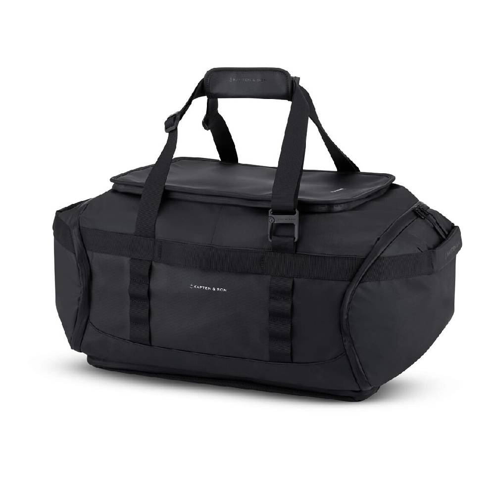 Kpten & Son Lisbon Duffle Backpack All Black