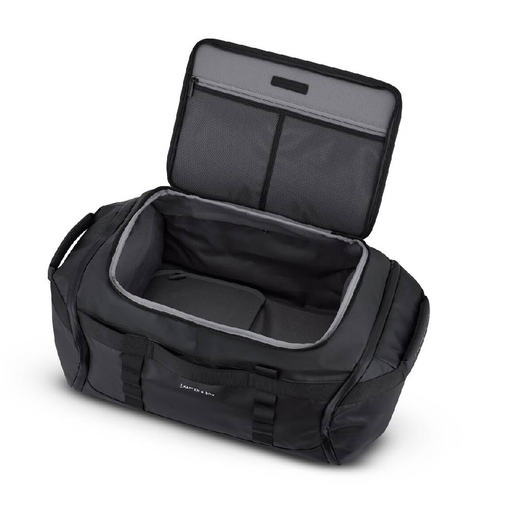 Kpten & Son Lisbon Duffle Backpack All Black Vierteljährliche Förderung