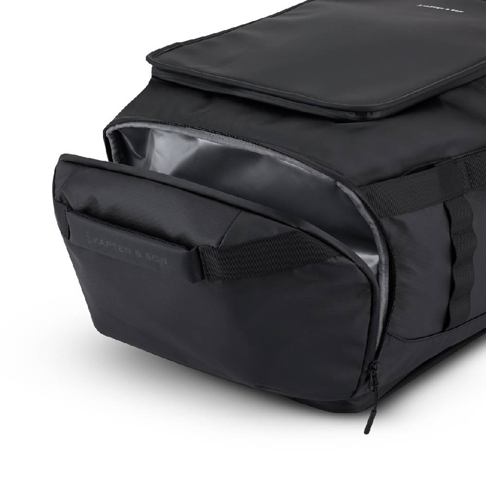 Kpten & Son Lisbon Duffle Backpack All Black Vierteljährliche Förderung