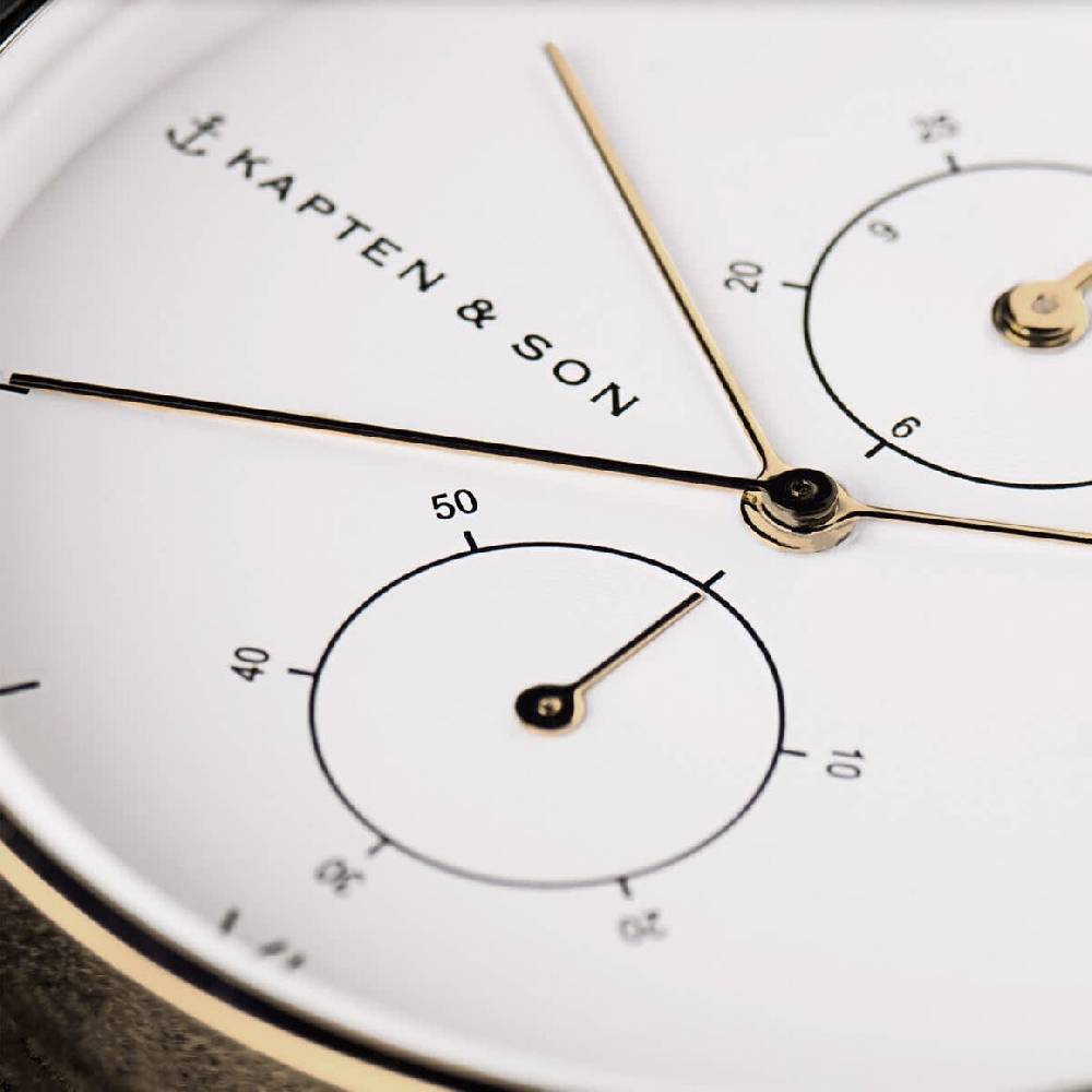 Kpten & Son Chrono Gold Steel Hotsell