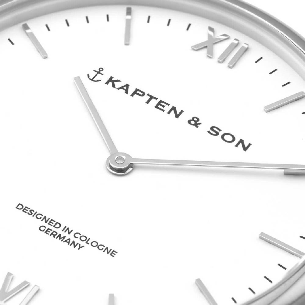 Kpten & Son Campus Small Silver Mesh Kostenloser Versand