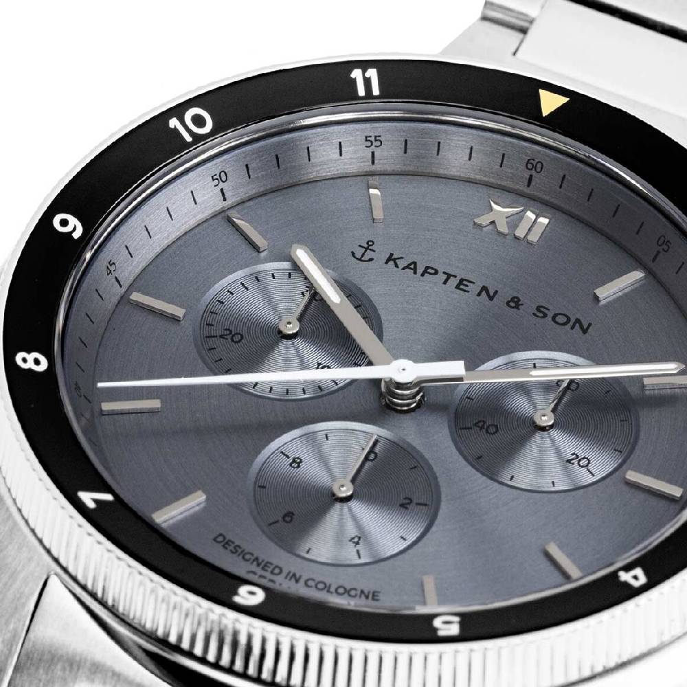 Kpten & Son Rise Silver Slate Steel Limitierter Zeitrabatt