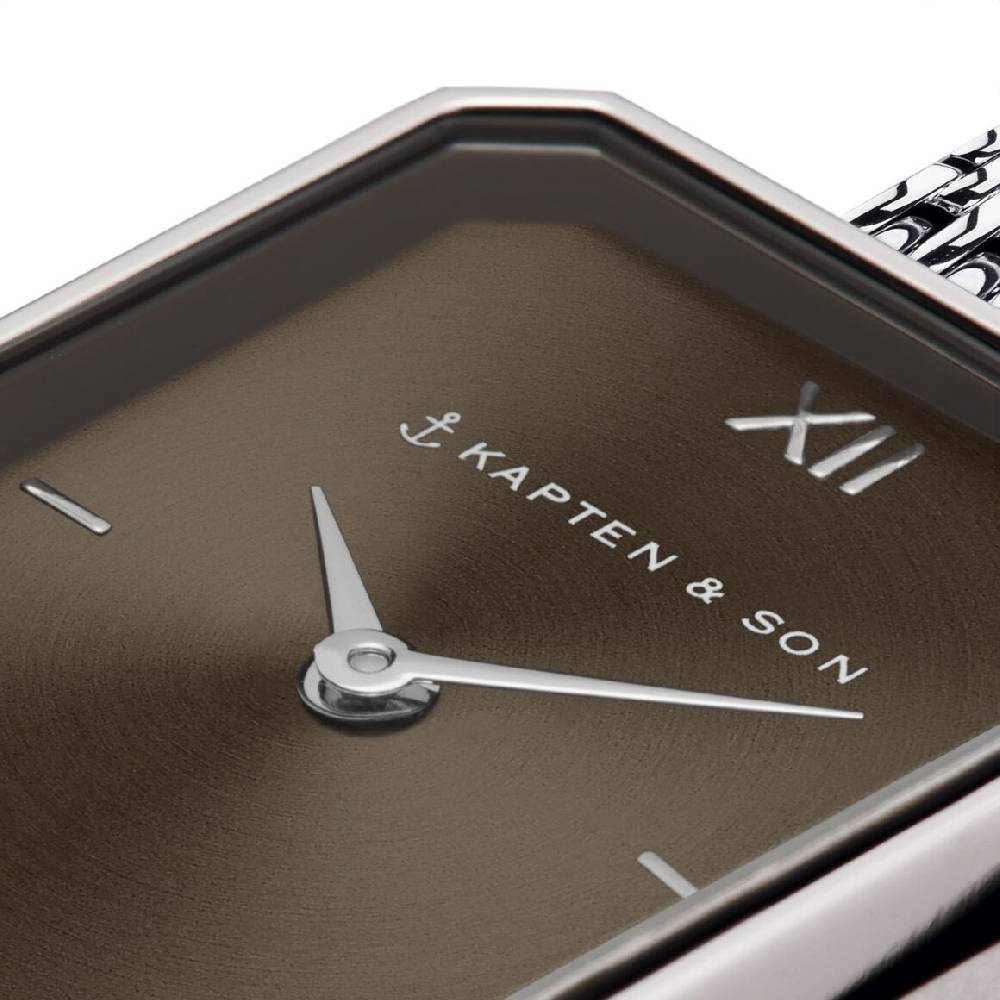 Kpten & Son Grace Silver Brown Woven Steel Versandkostenfrei