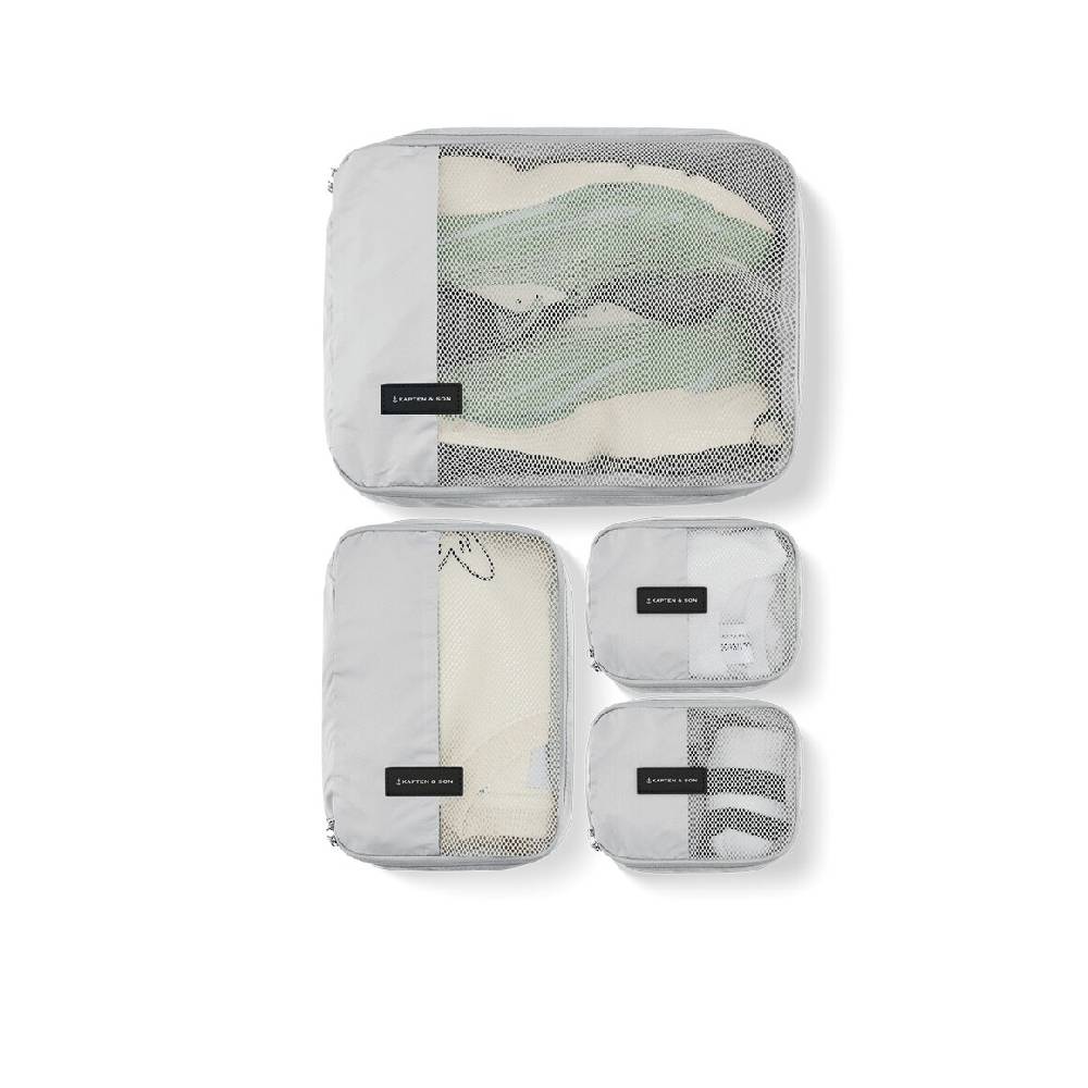 Kpten & Son Packing Cubes Set Small All Black Top Angebot