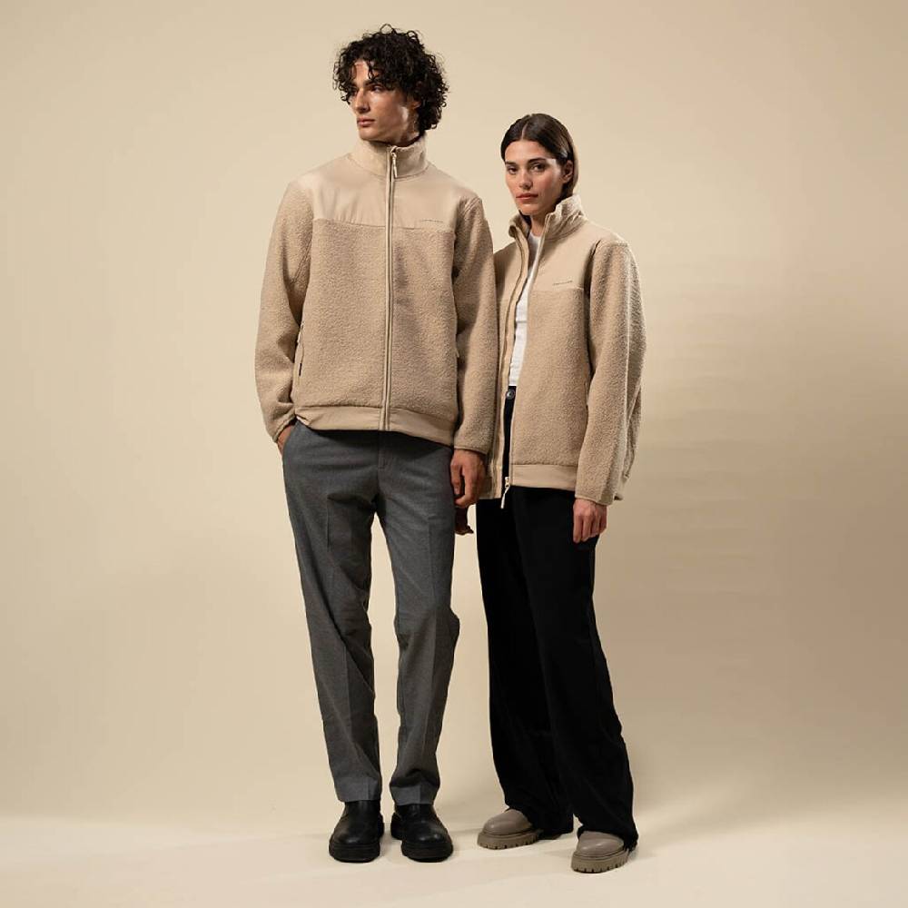 Kpten & Son Everyday Fleece Jacket Sandstone Große Rabatte