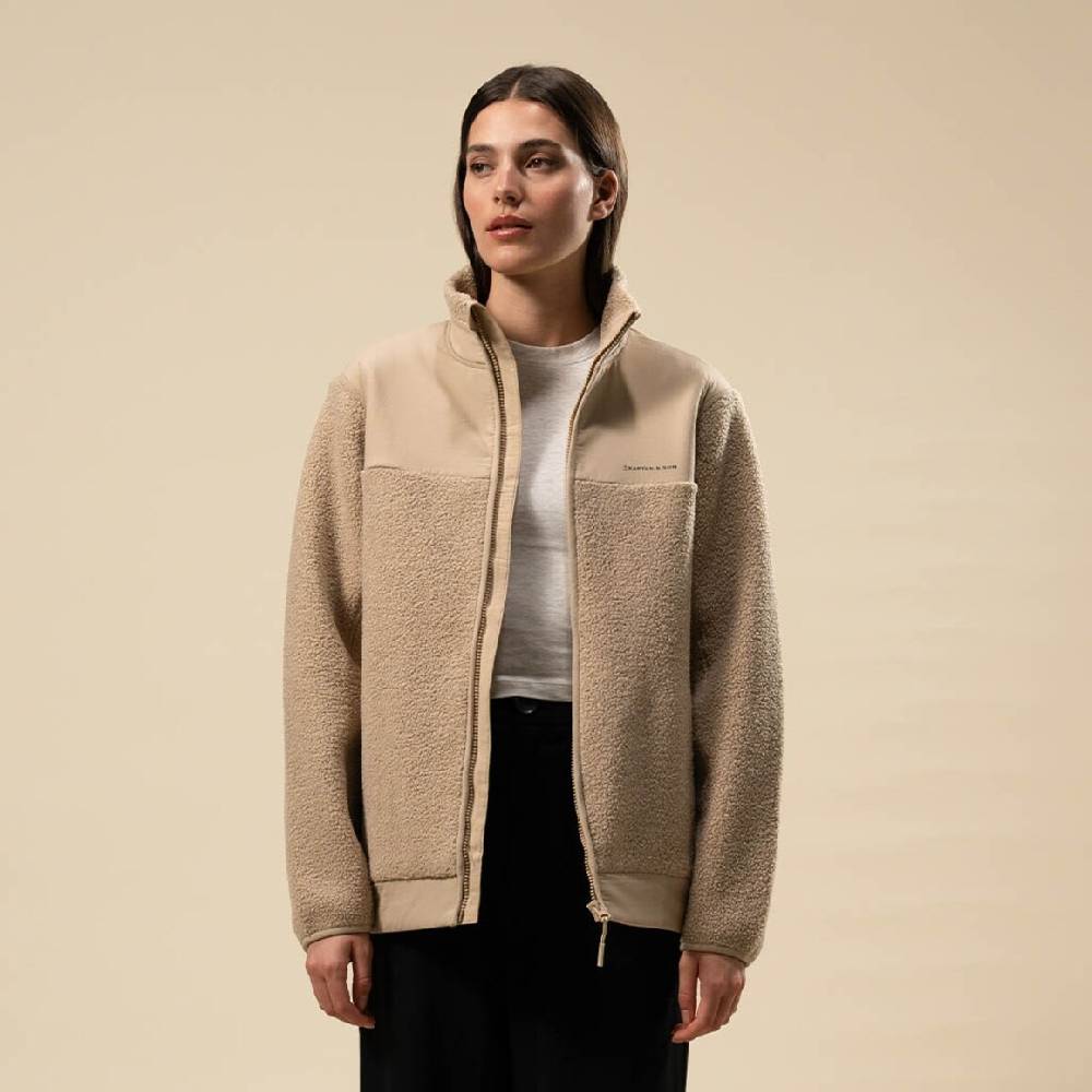 Kpten & Son Everyday Fleece Jacket Sandstone Große Rabatte