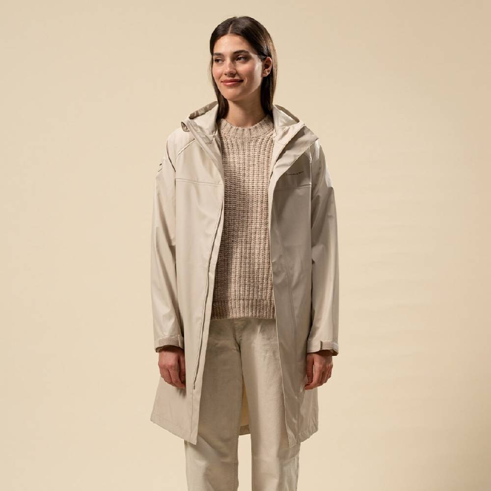 Kpten & Son Everyday Rain Jacket Long Sandstone Bestseller