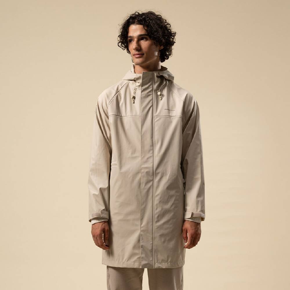 Kpten & Son Everyday Rain Jacket Long Sandstone Bestseller