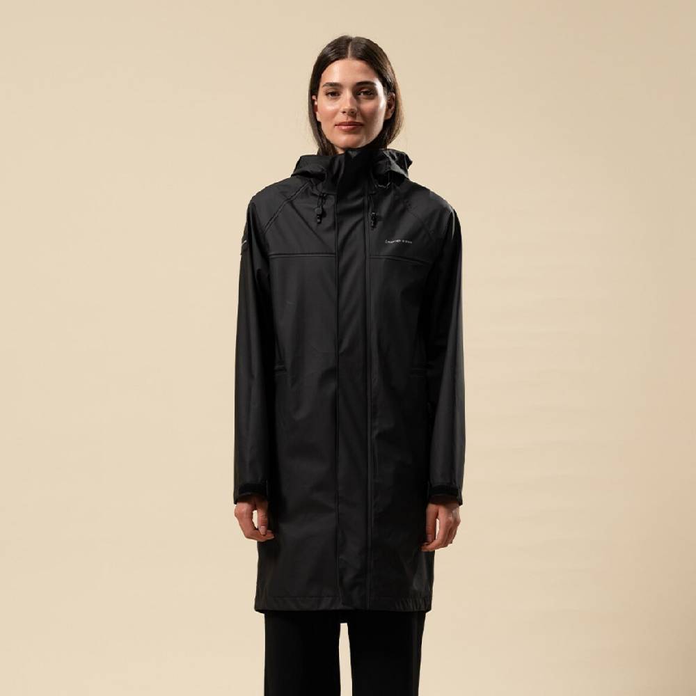 Kpten & Son Everyday Rain Jacket Long Midnight Black Saisonale Angebote