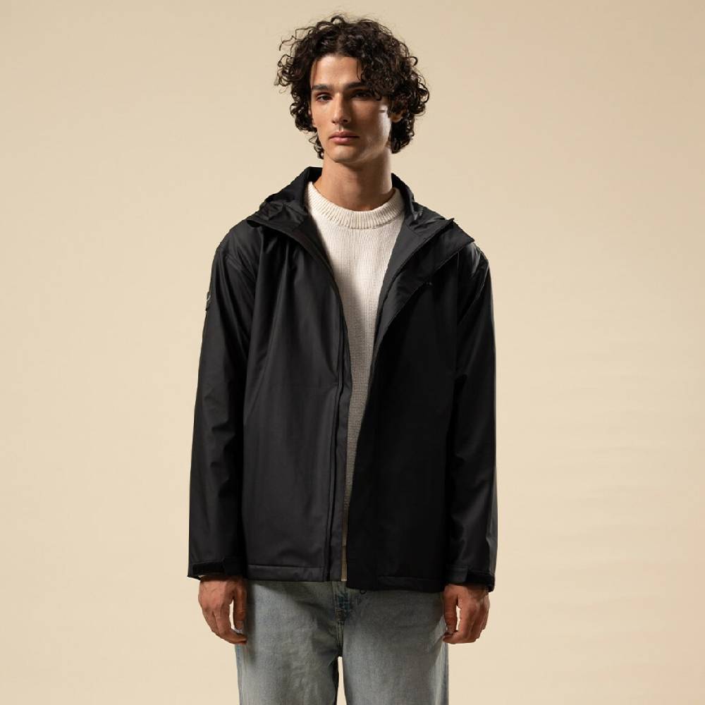 Kpten & Son Everyday Rain Jacket Short Midnight Black Räumungsverkauf