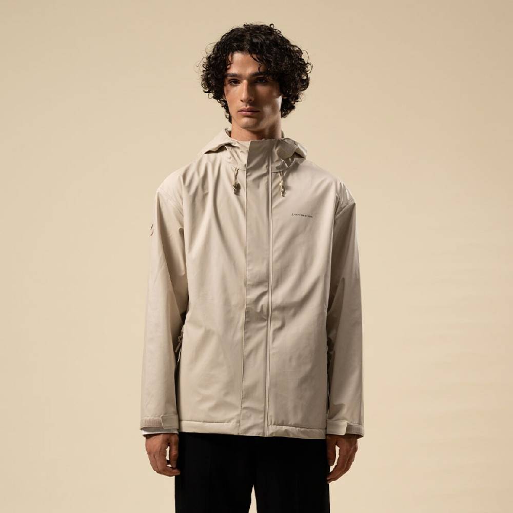 Kpten & Son Everyday Rain Jacket Short Sandstone Kauf eins, bekomm eins gratis