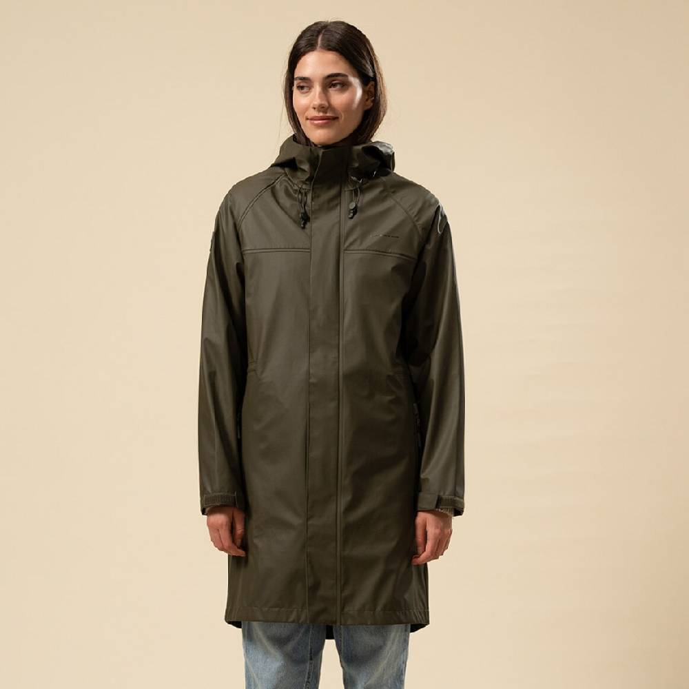 Kpten & Son Everyday Rain Jacket Long Forest Green Tägliche Deals