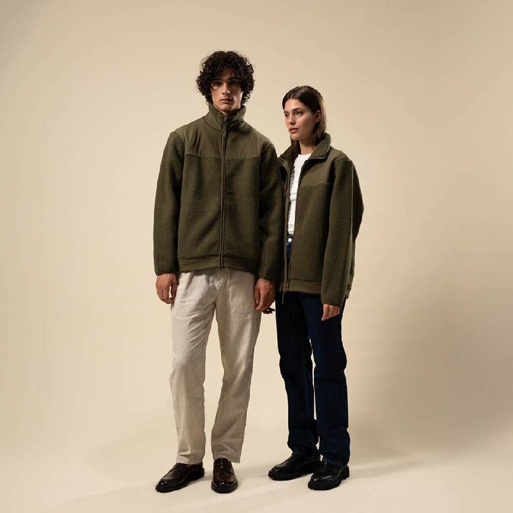 Kpten & Son Everyday Fleece Jacket Forest Green Sonderangebote