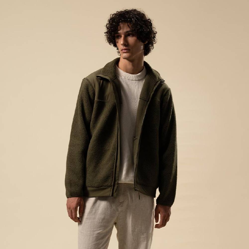 Kpten & Son Everyday Fleece Jacket Forest Green Sonderangebote