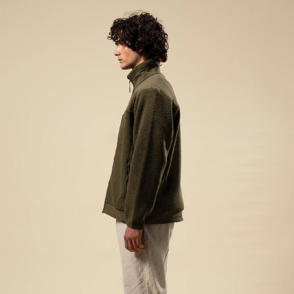 Kpten & Son Everyday Fleece Jacket Forest Green Sonderangebote