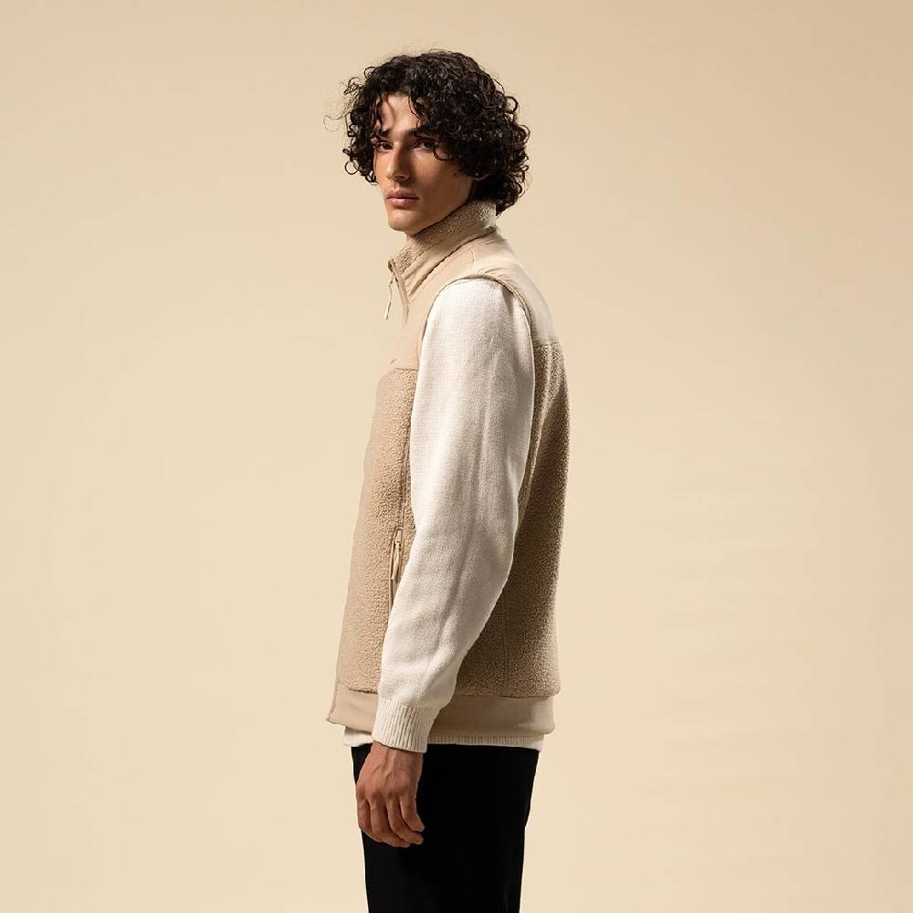 Kpten & Son Everyday Fleece Vest Sandstone Riesige Ersparnisse