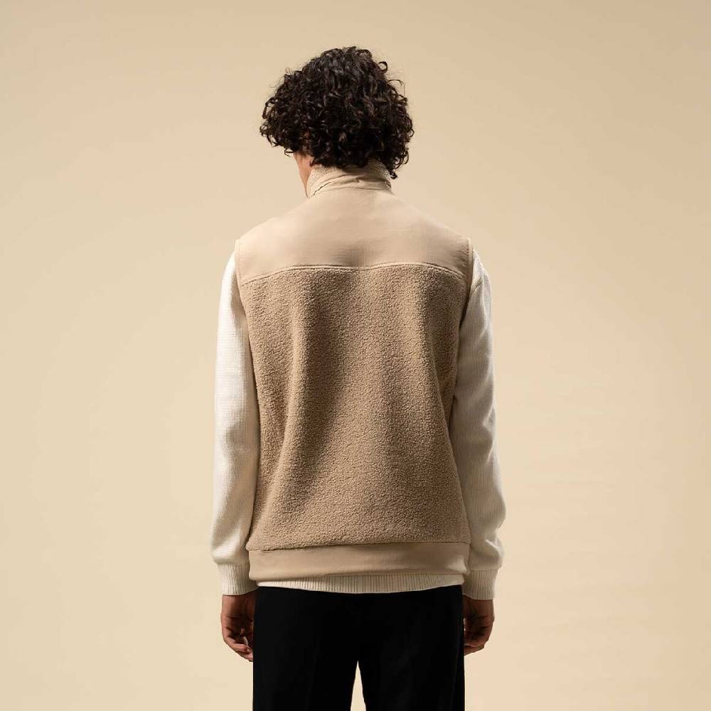 Kpten & Son Everyday Fleece Vest Sandstone Riesige Ersparnisse