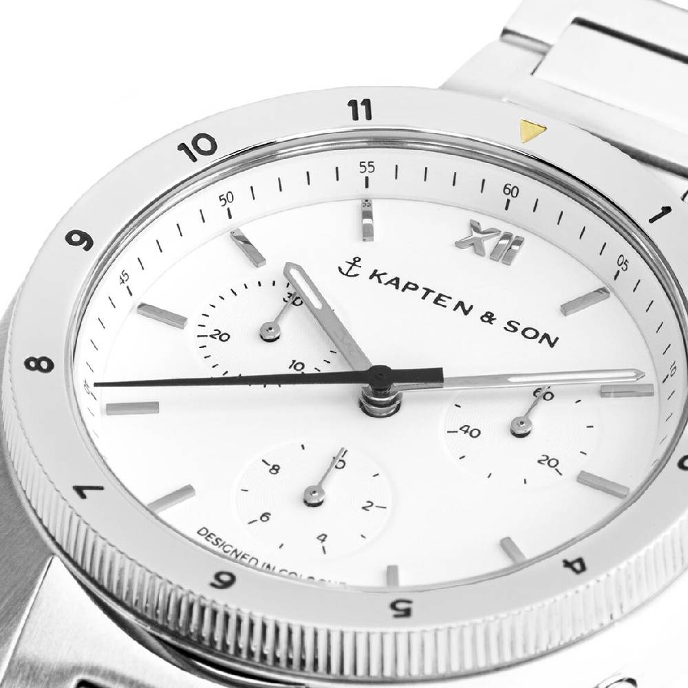 Kpten & Son Rise Small Silver Steel Letzte 3 Tage