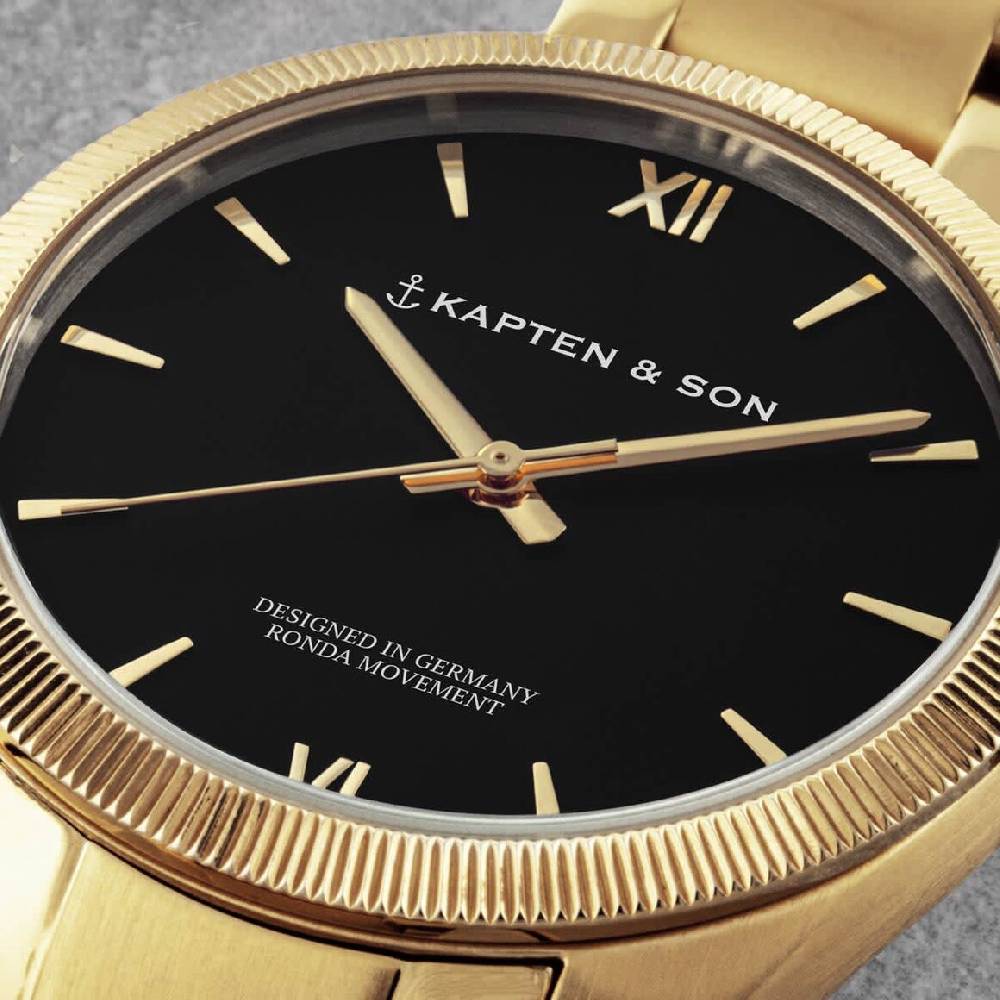 Kpten & Son Crush Gold Black Steel Neueste Stile