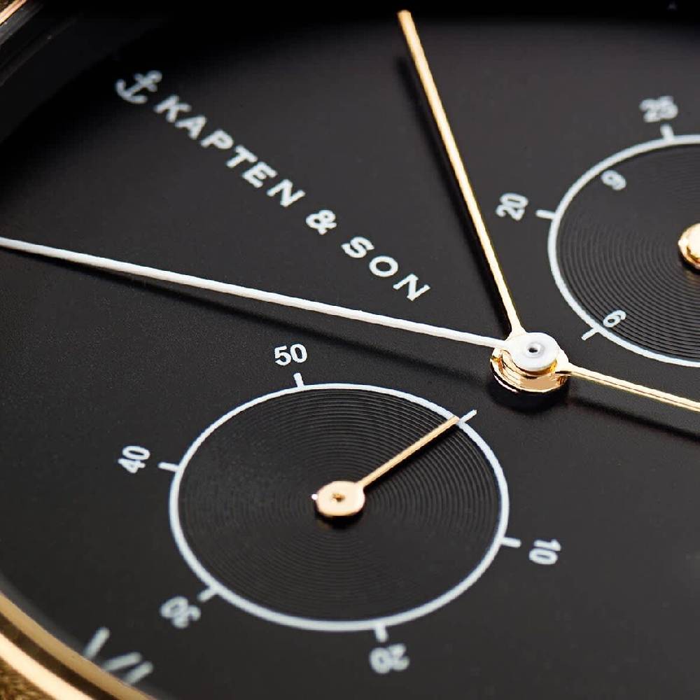 Kpten & Son Chrono Gold Black Steel Zeitbegrenzte Promotion