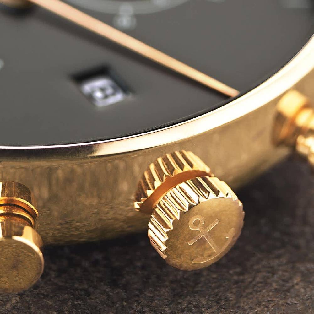 Kpten & Son Chrono Gold Black Steel Zeitbegrenzte Promotion