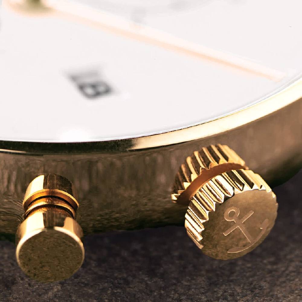 Kpten & Son Chrono Gold Mesh Bis zu 50% Rabatt