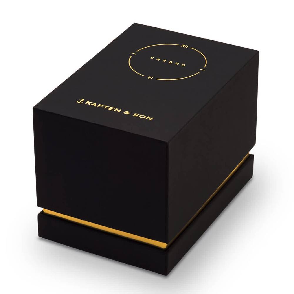 Kpten & Son Chrono Gold Mesh Bis zu 50% Rabatt