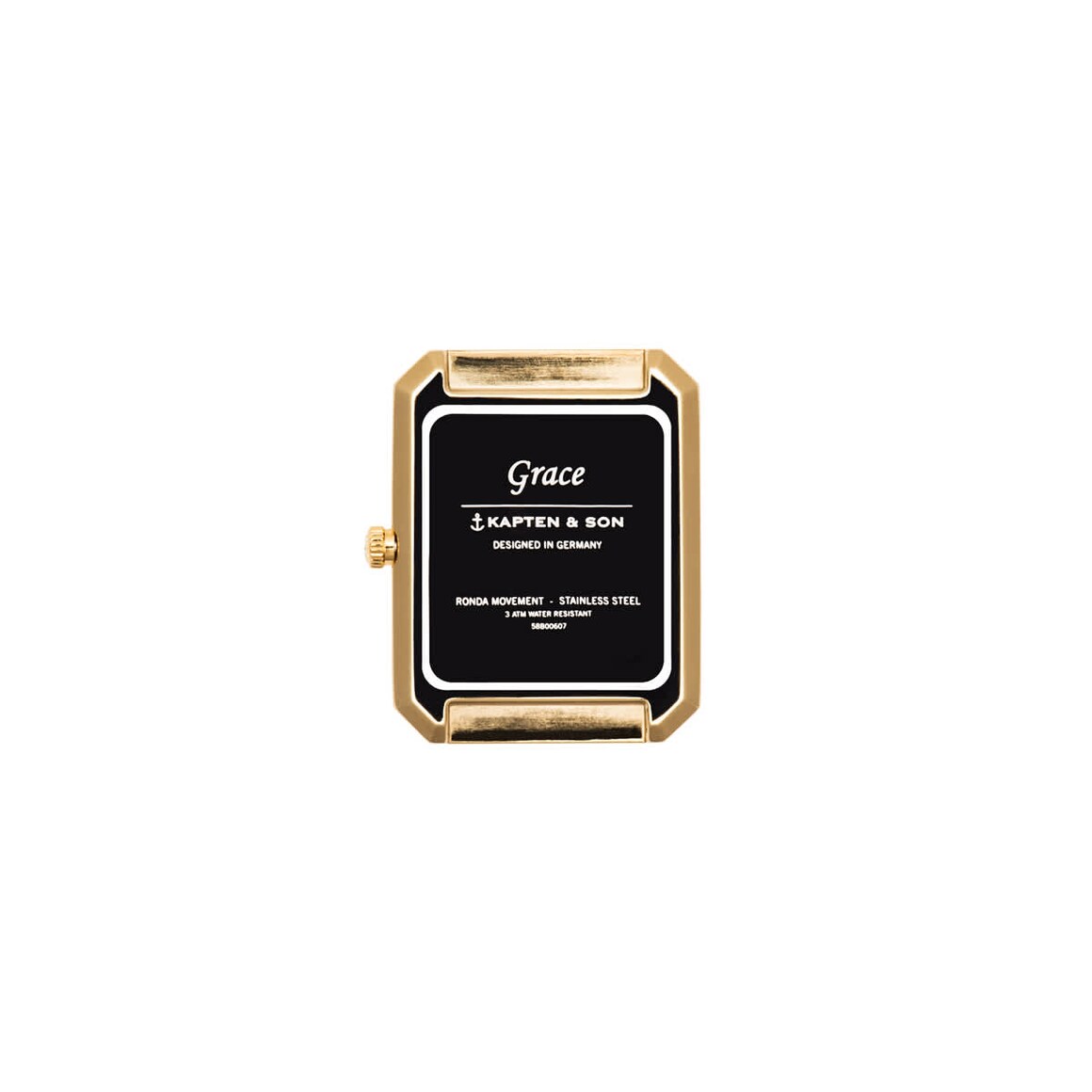 Kpten & Son Grace Gold Black Woven Steel Discount Store für neue Produkte