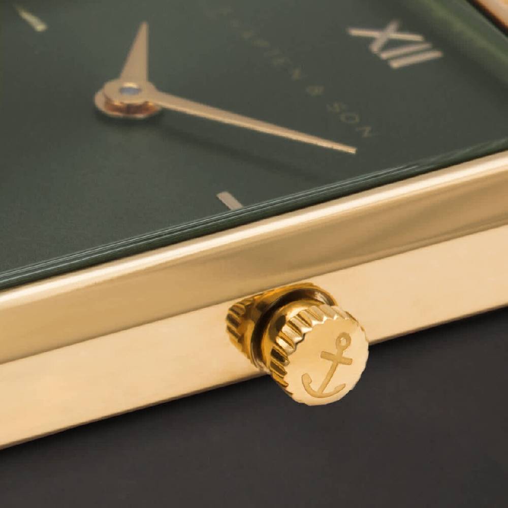 Kpten & Son Grace Gold Green Woven Steel Super Rabatt