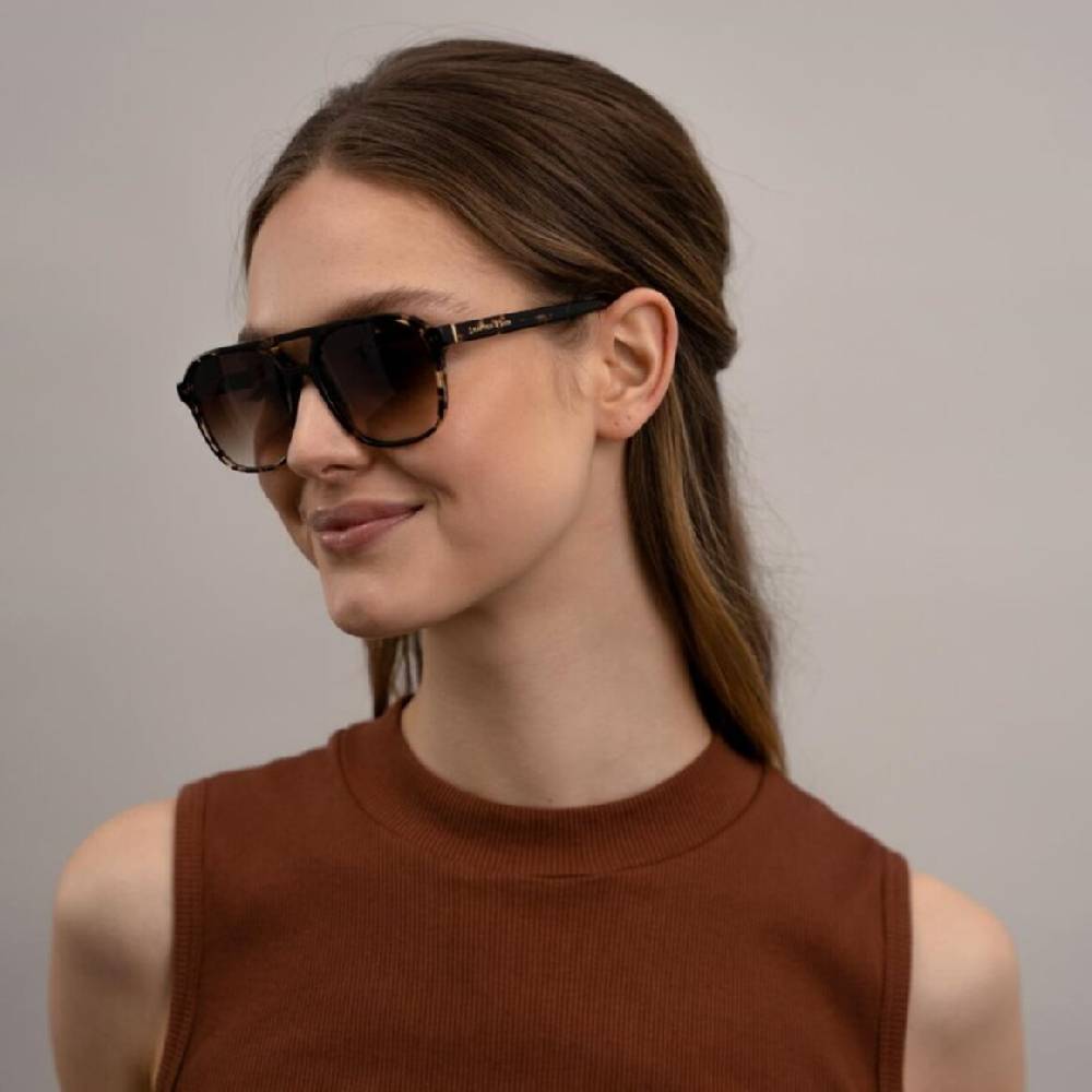 Kpten & Son Zurich Oversize Crystal Tortoise Brown Sonderangebot