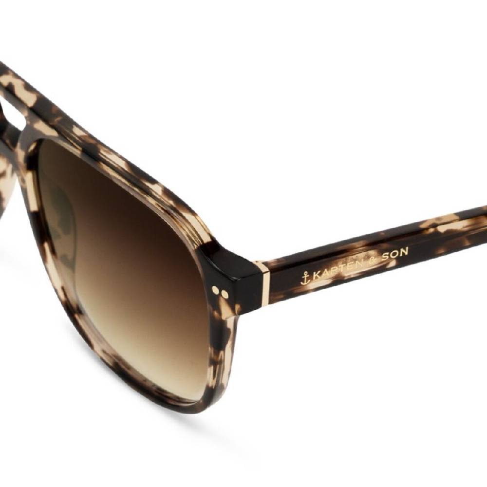 Kpten & Son Zurich Oversize Crystal Tortoise Brown Sonderangebot