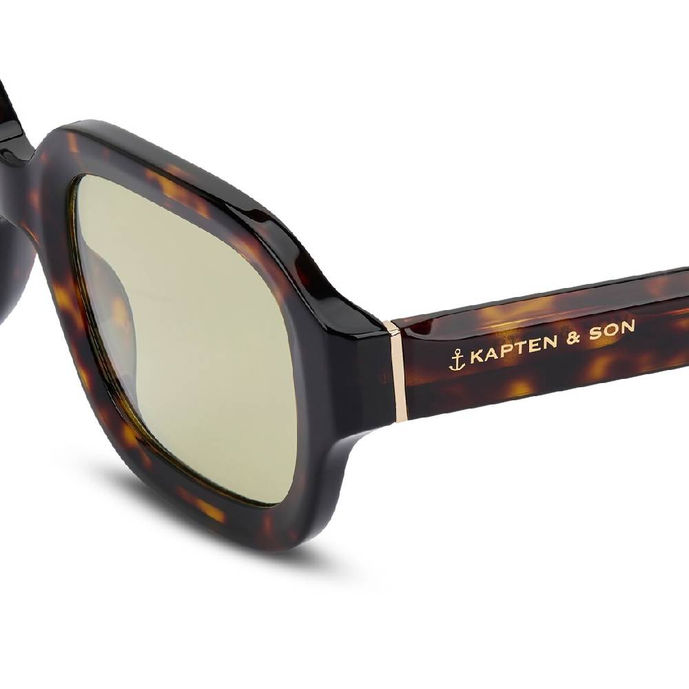 Kpten & Son Biarritz Dark Tortoise Green Flash Sale