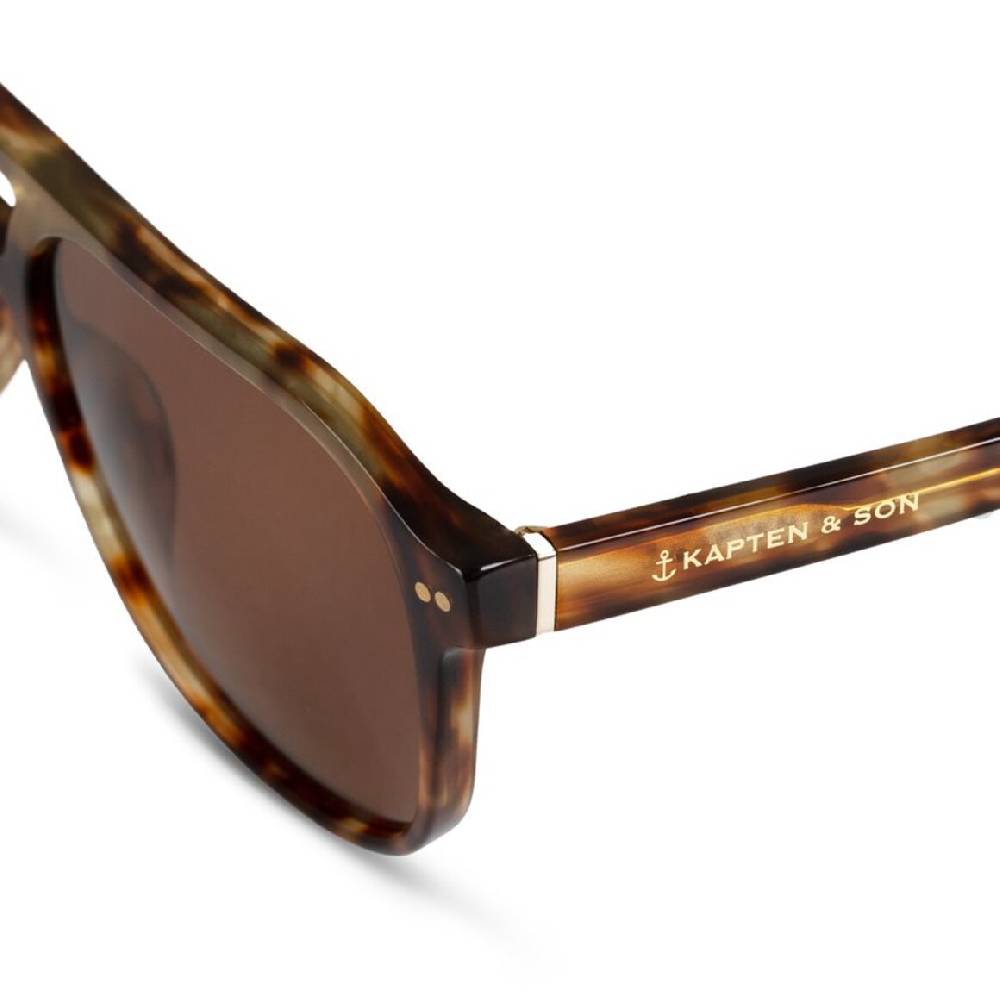 Kpten & Son Zurich Oversize Havana Tortoise Brown Saisonschlussverkauf