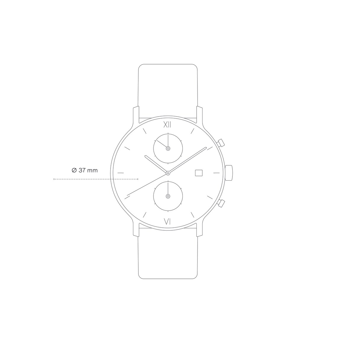 Kpten & Son Chrono Small Silver Mesh Räumungsverkauf