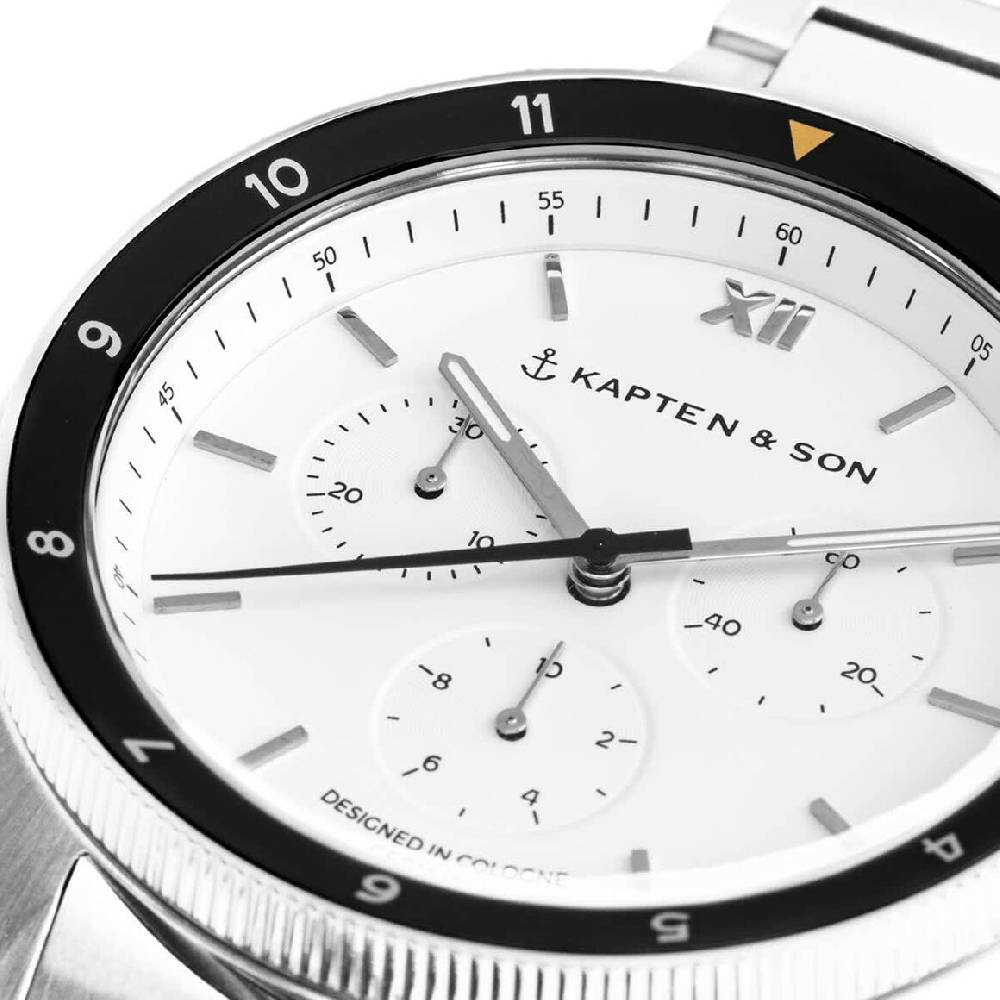Kpten & Son Rise Silver Steel Riesige Ersparnisse