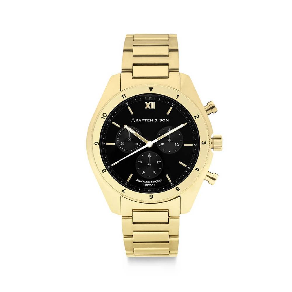 Kpten & Son Rise Small Gold Black Steel VIP-Rabatte