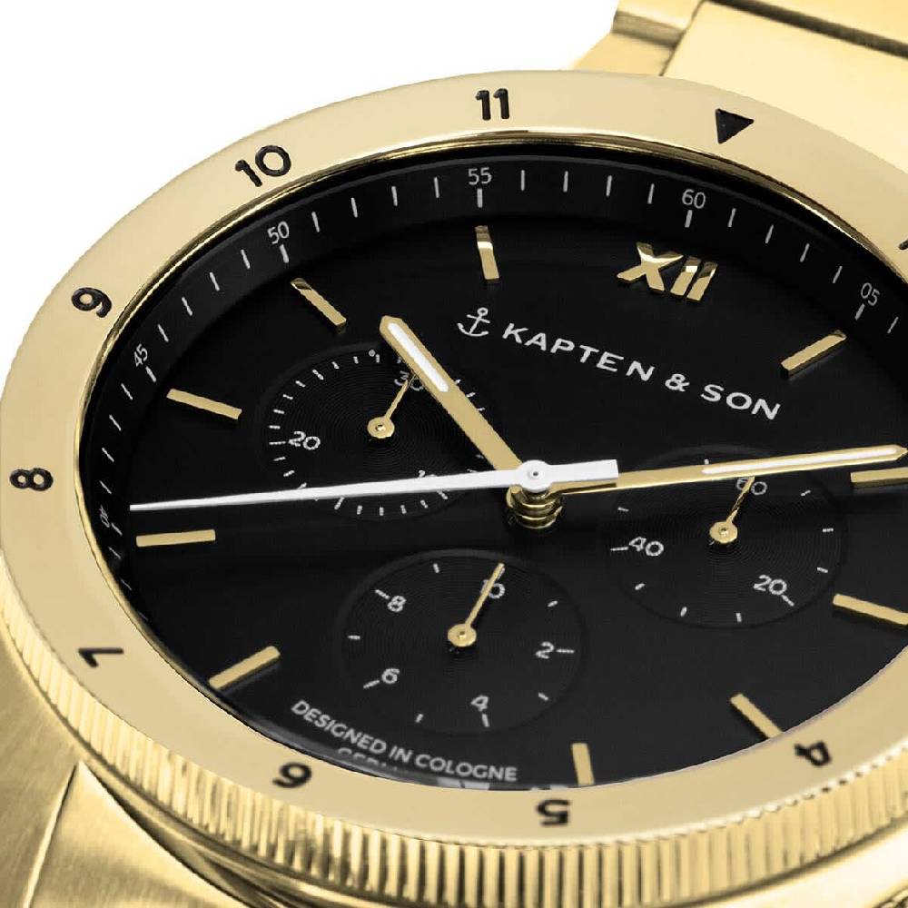 Kpten & Son Rise Small Gold Black Steel VIP-Rabatte