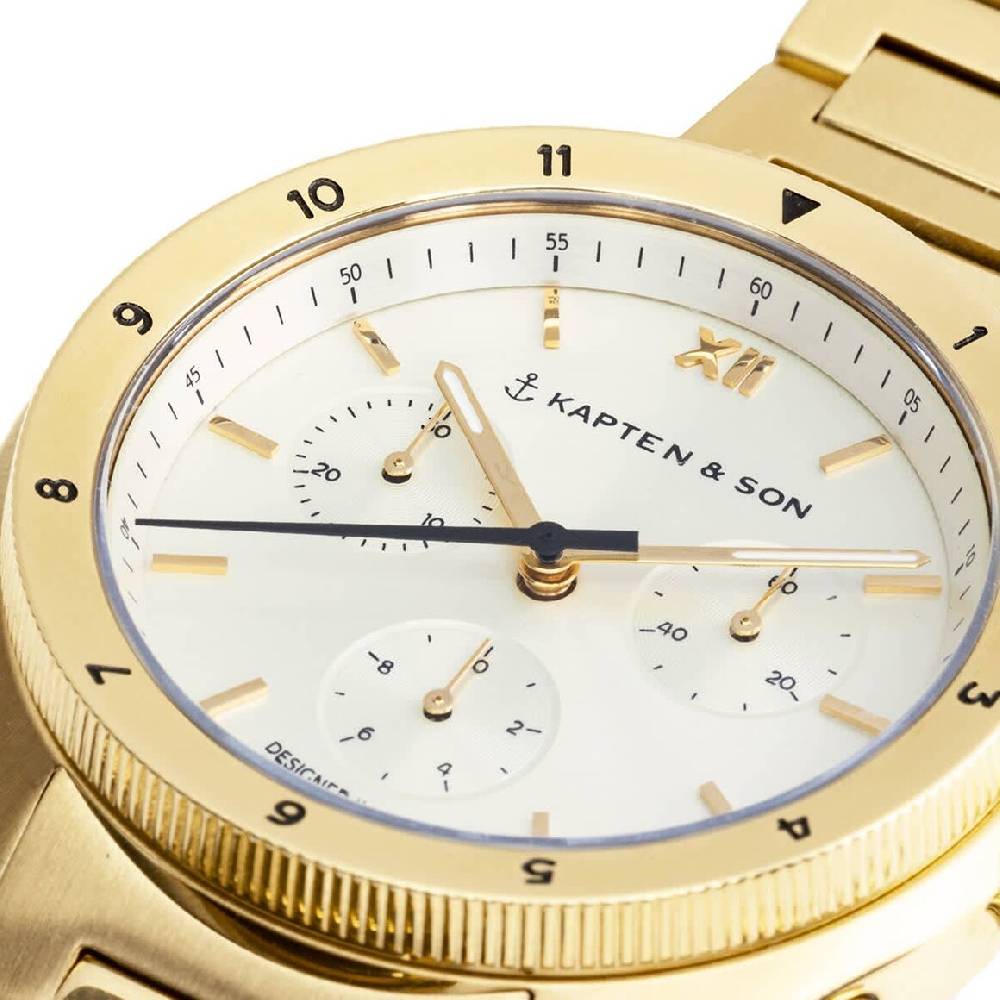Kpten & Son Rise Small Gold Steel Tiefpreis